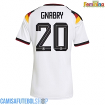 Camisa de time de futebol Alemanha Serge Gnabry #20 Replicas 1º Equipamento Feminina Mundo 2026 Manga Curta